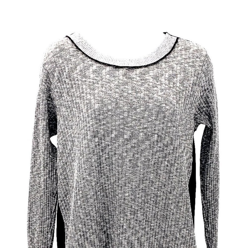 PETE Collection Marbled Knit Tunic Sweater